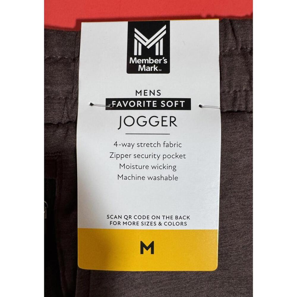 Member’s Mark Favorite Soft Jogger Brown Lightweight Size M NWT - Picture 6 of 8
